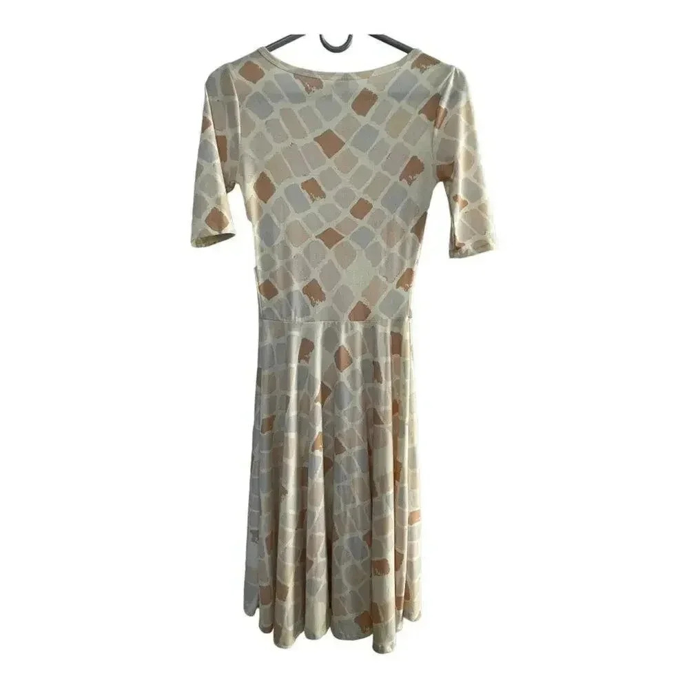 NEW Lularoe Nicole XXS Geometric Pattern - Picture 4 of 4